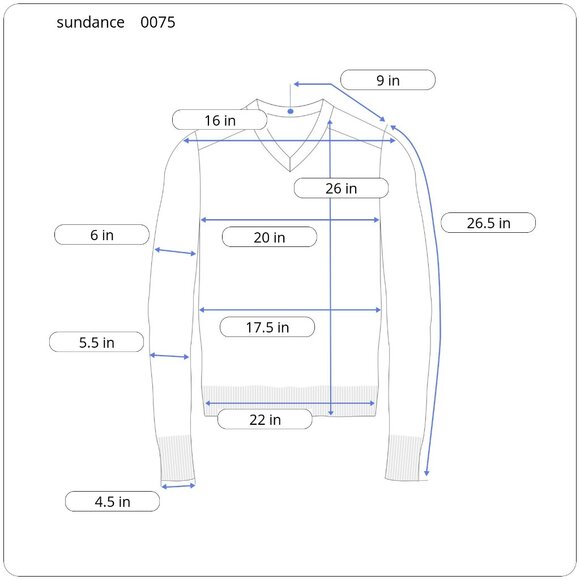 Sundance Blue Embroidered Larue Waffle Tee Size XL - Picture 11 of 11